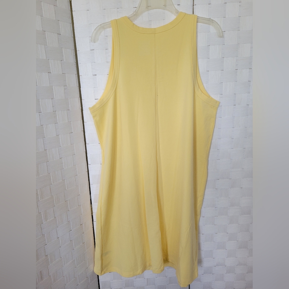 A New Day Women's Knit Tank Dress - Yellow - XXL